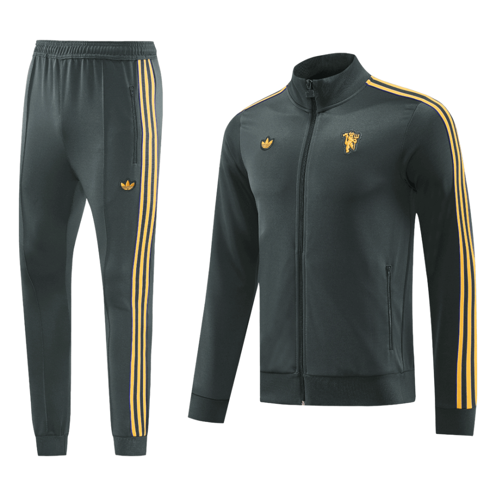 Manchester United Jacket Tracksuit 2025/26 Black