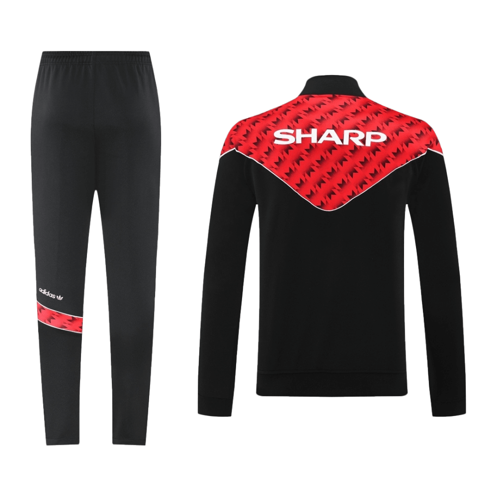 Manchester United Jacket Tracksuit 2025/26 Red&Black