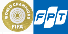 2025 FIFA Club World Cup Champions Badge & FPT Sponsor 