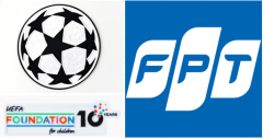 25/26 UCL & UEFA Foundation 10 Years Badge & FPT Sponsor 