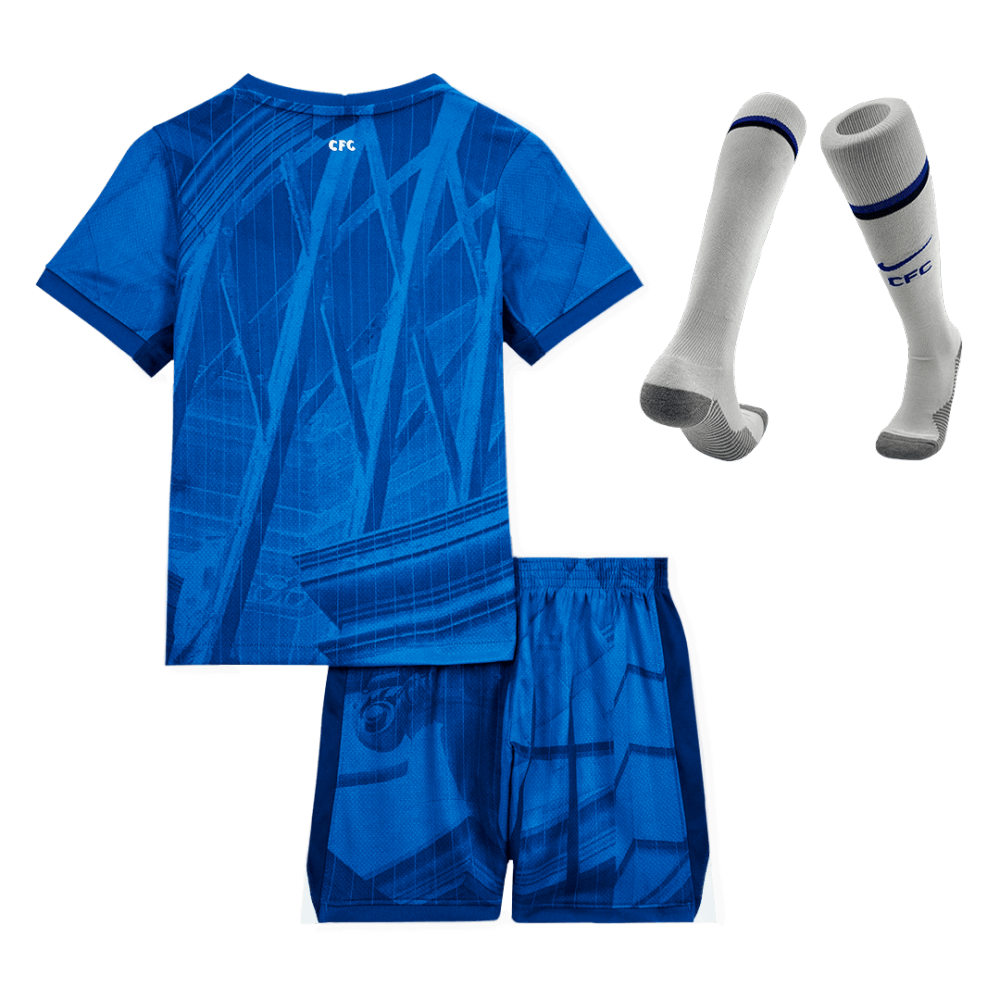 Chelsea Home Kids Soccer Jerseys Full Kit 2025/26