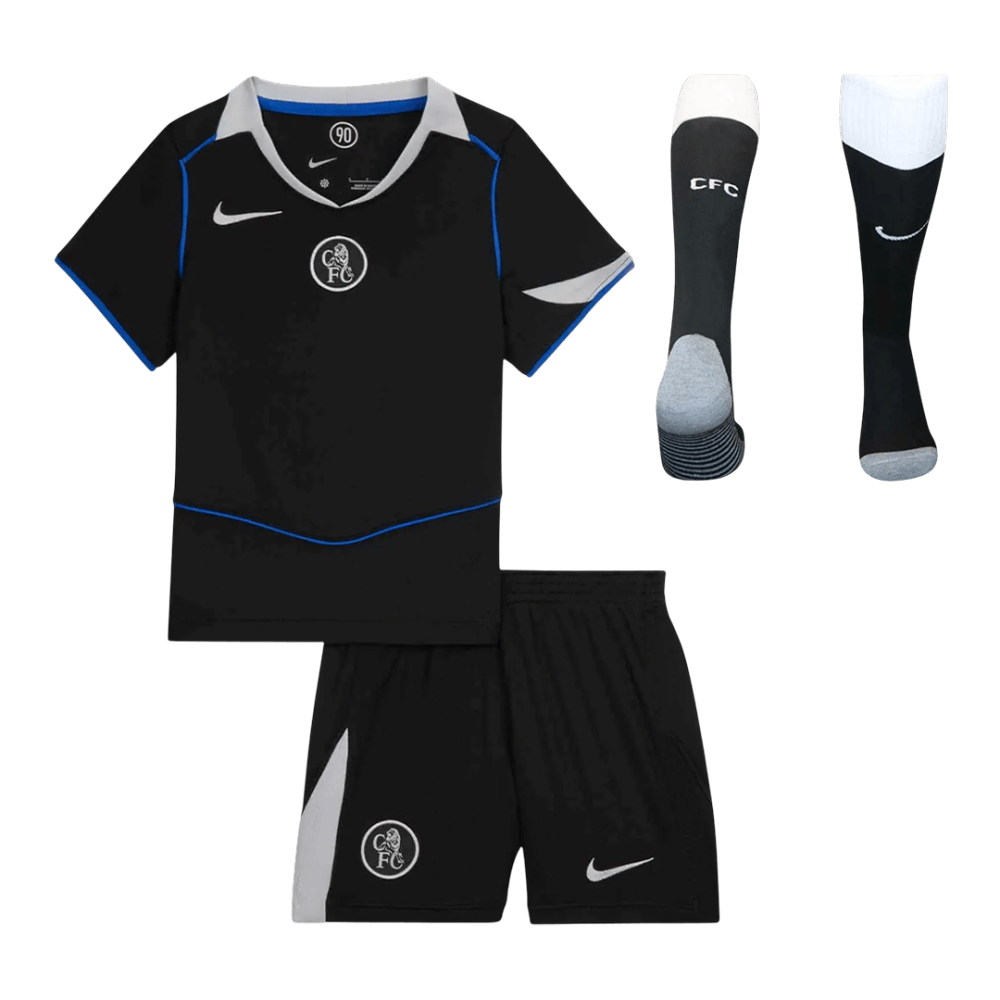 Chelsea Third Away Kids Soccer Jerseys Full Kit 2025/26