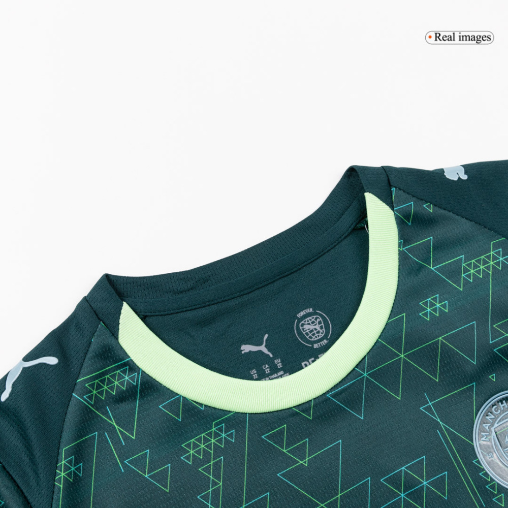 Manchester City Fourth Away Kids Soccer Jerseys Kit 2025/26