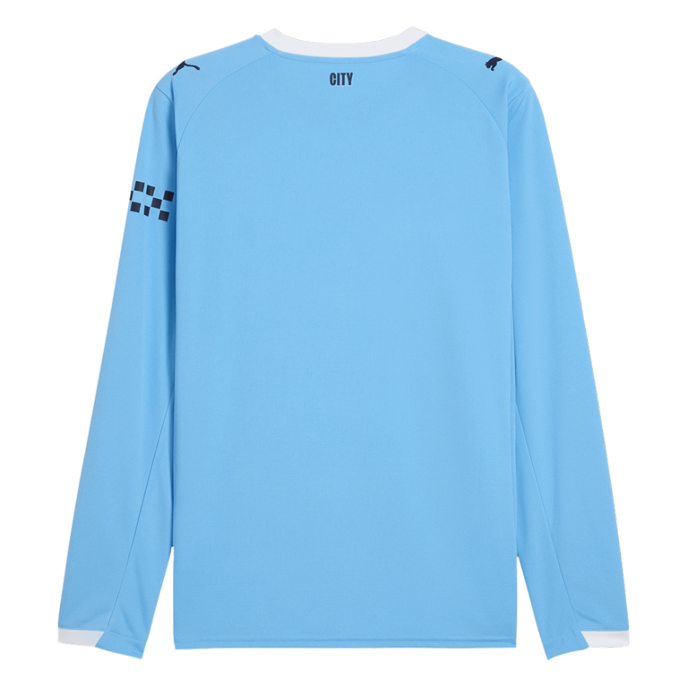 Manchester City Home Long Sleeve Jersey 2025/26