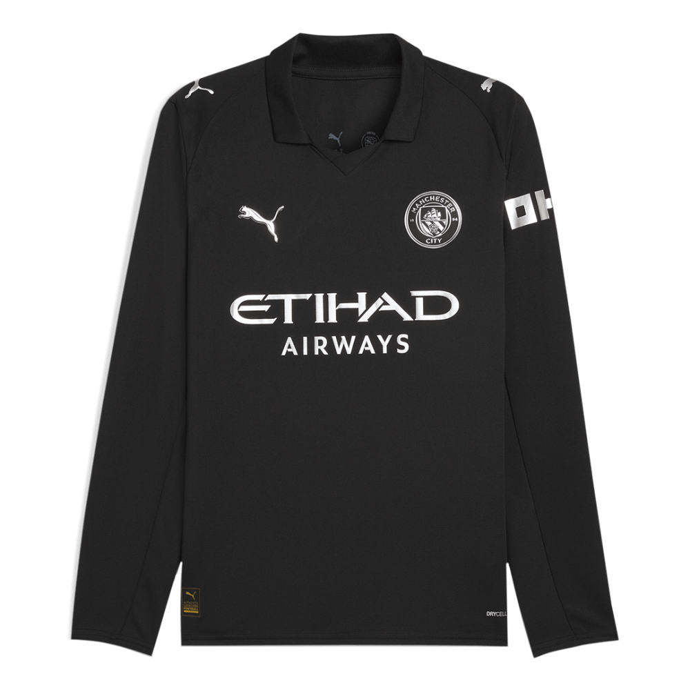Manchester City Away Long Sleeve Jersey 2025/26