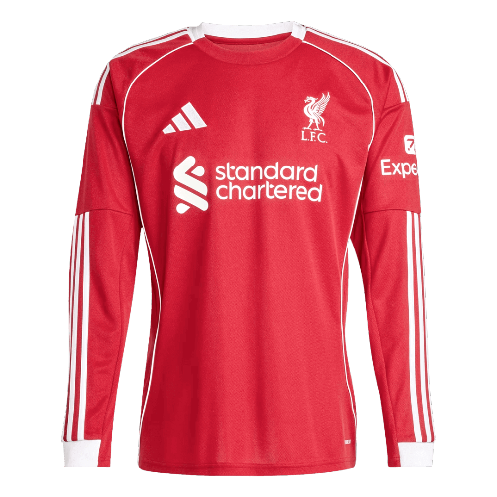 Liverpool Home Long Sleeve Jersey 2025/26