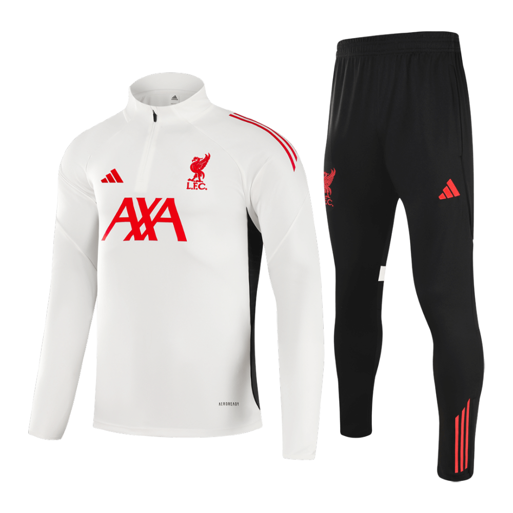 Liverpool 1/4 Zip Tracksuit 2025/26 White