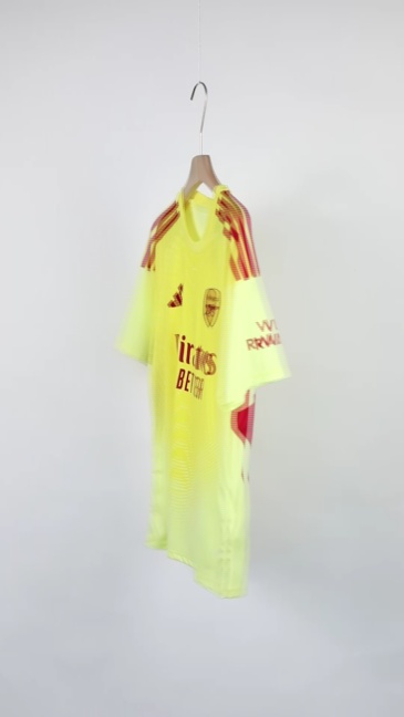 Arsenal Goalkeeper Soccer Jersey 2025/26 Yellow