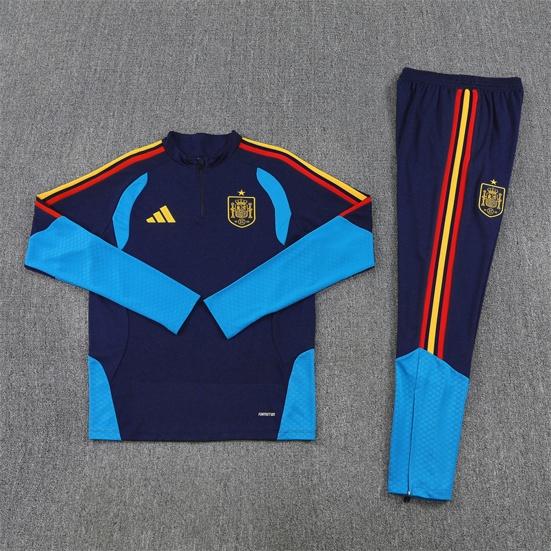 Spain 1/4 Zip Tracksuit 2025/26 Kids Adult