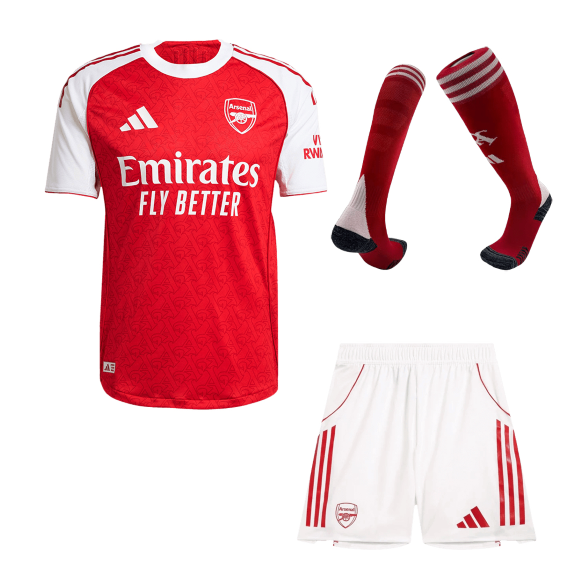 Arsenal Home Player Version Jerseys Full Kit 2025/26