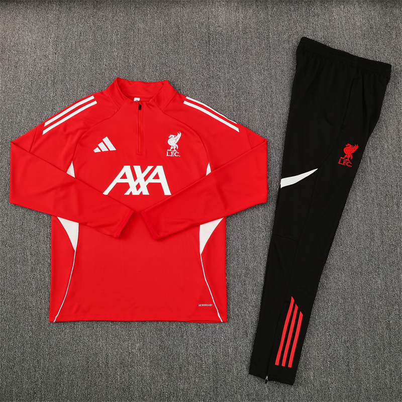 Liverpool 1/4 Zip Tracksuit 2025/26 Kids Adult