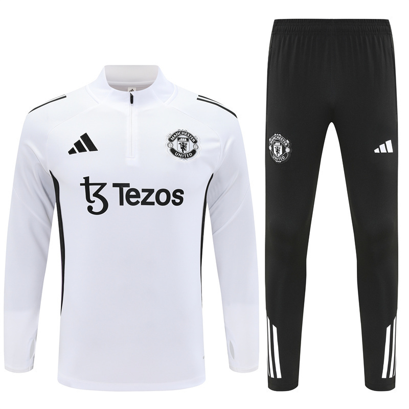 Manchester United 1/4 Zip Tracksuit 2025/26 Kids Adult
