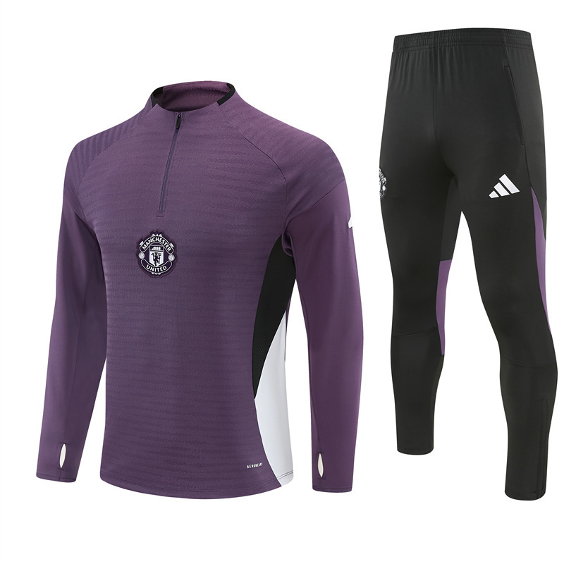 Manchester United 1/4 Zip Tracksuit 2025/26 Kids Adult
