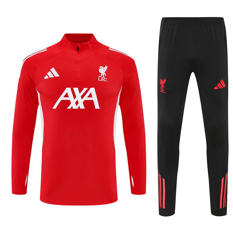 Liverpool 1/4 Zip Tracksuit 2025/26 Kids Adult