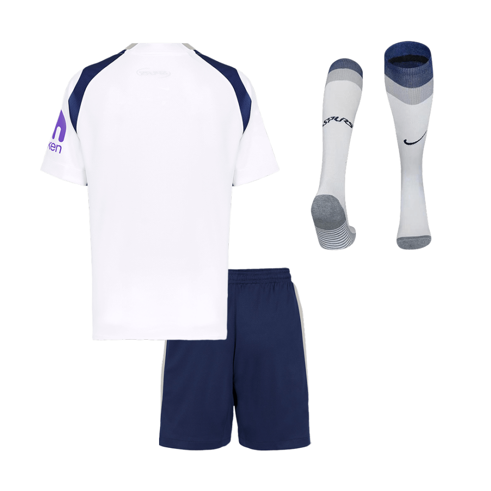Tottenham Hotspur Home Kids Soccer Jerseys Full Kit 2025/26