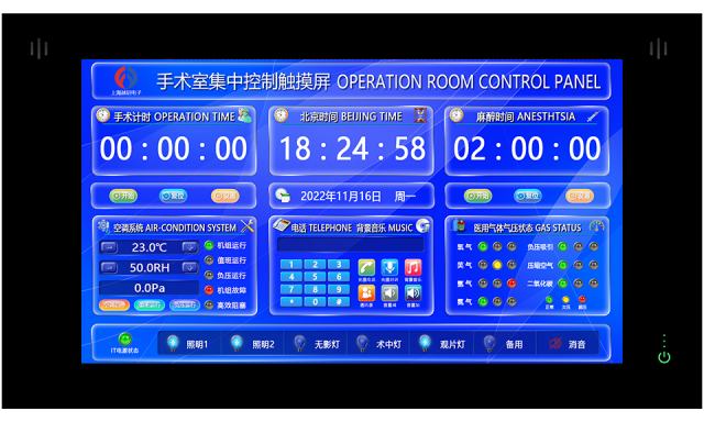 Operation Room Control Panel