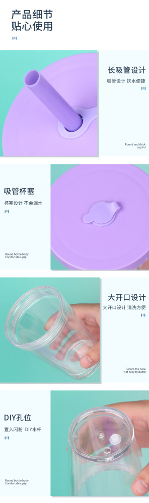China Warehouse RTS 12oz Double Walled Snowlobes pre-drilled and with plugs