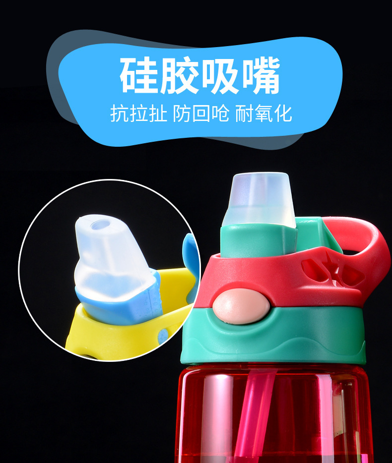 China Warehouse RTS 12OZ Plastic Kid Sippy Cup with Flip Lid