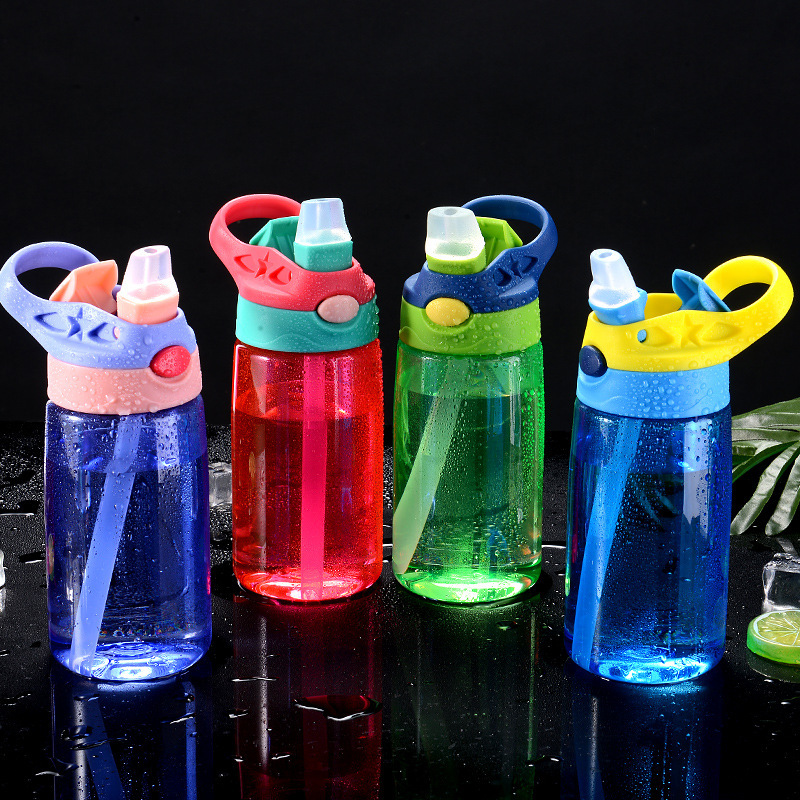China Warehouse RTS 12OZ Plastic Kid Sippy Cup with Flip Lid