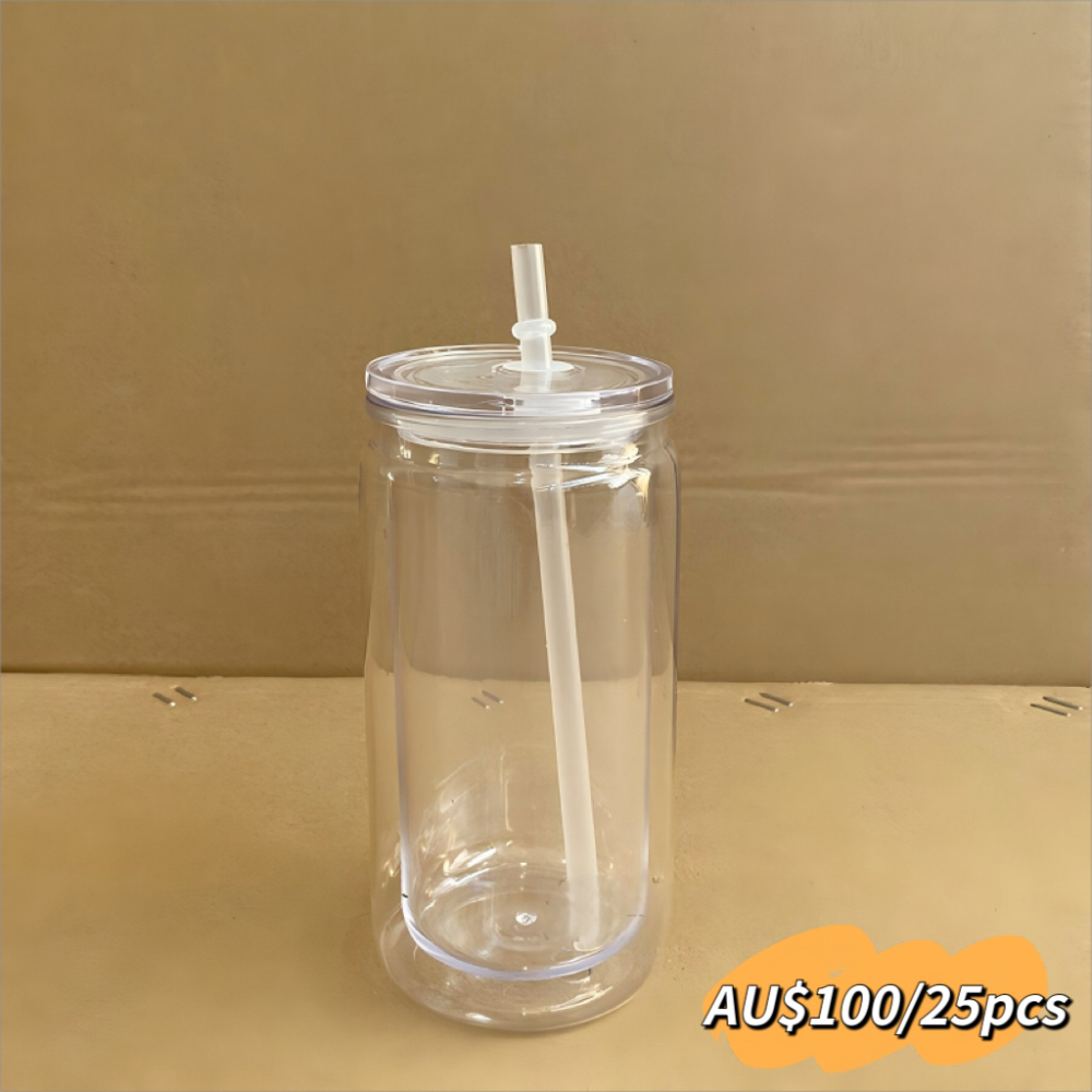 RTS Aussie Warehouse 16oz Acrylic Coloured Double-Walled Snowglobes