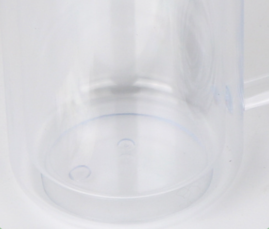 NEW Pre-Sale China Warehouse RTS 17oz Plastic Snowglobes With Handle