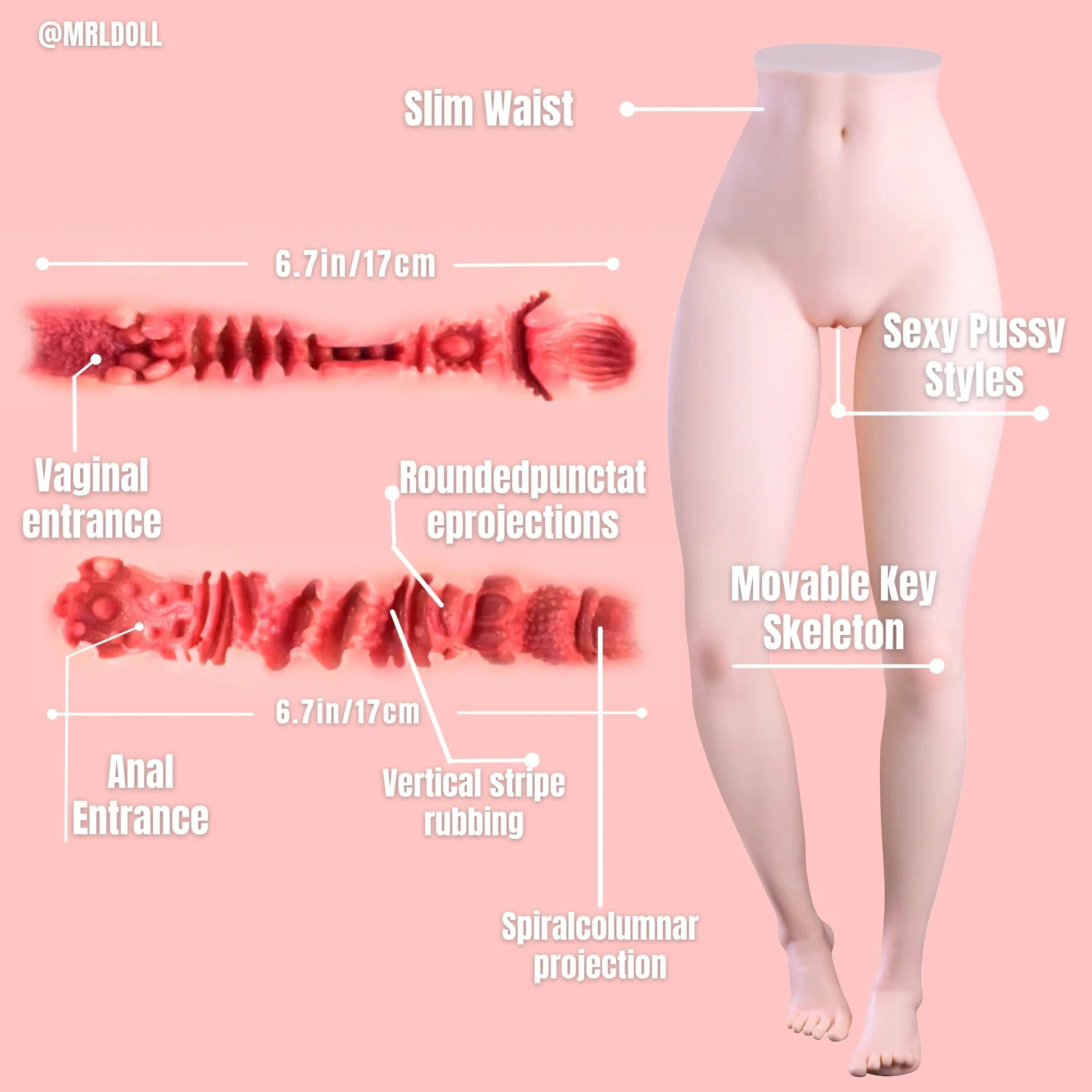 Rae 23KG Climax Sex Torso Sexy Leg For Men