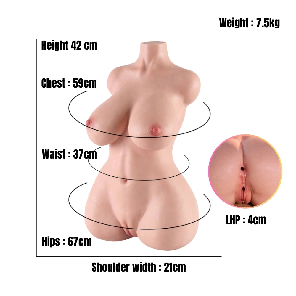 TifaMini Sex Torso 7.5KG Male Masturbator