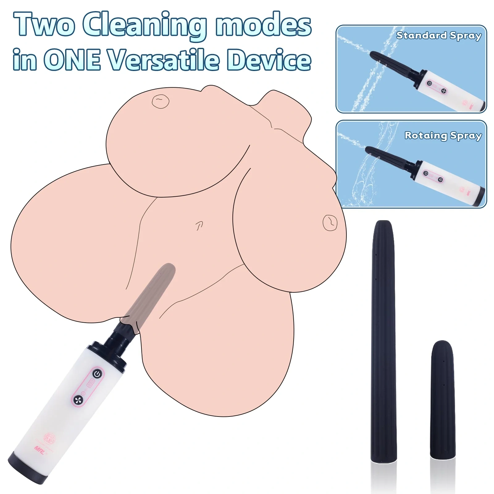 Automatic Cleaning Douche Sex Accessories for Male Masturbator