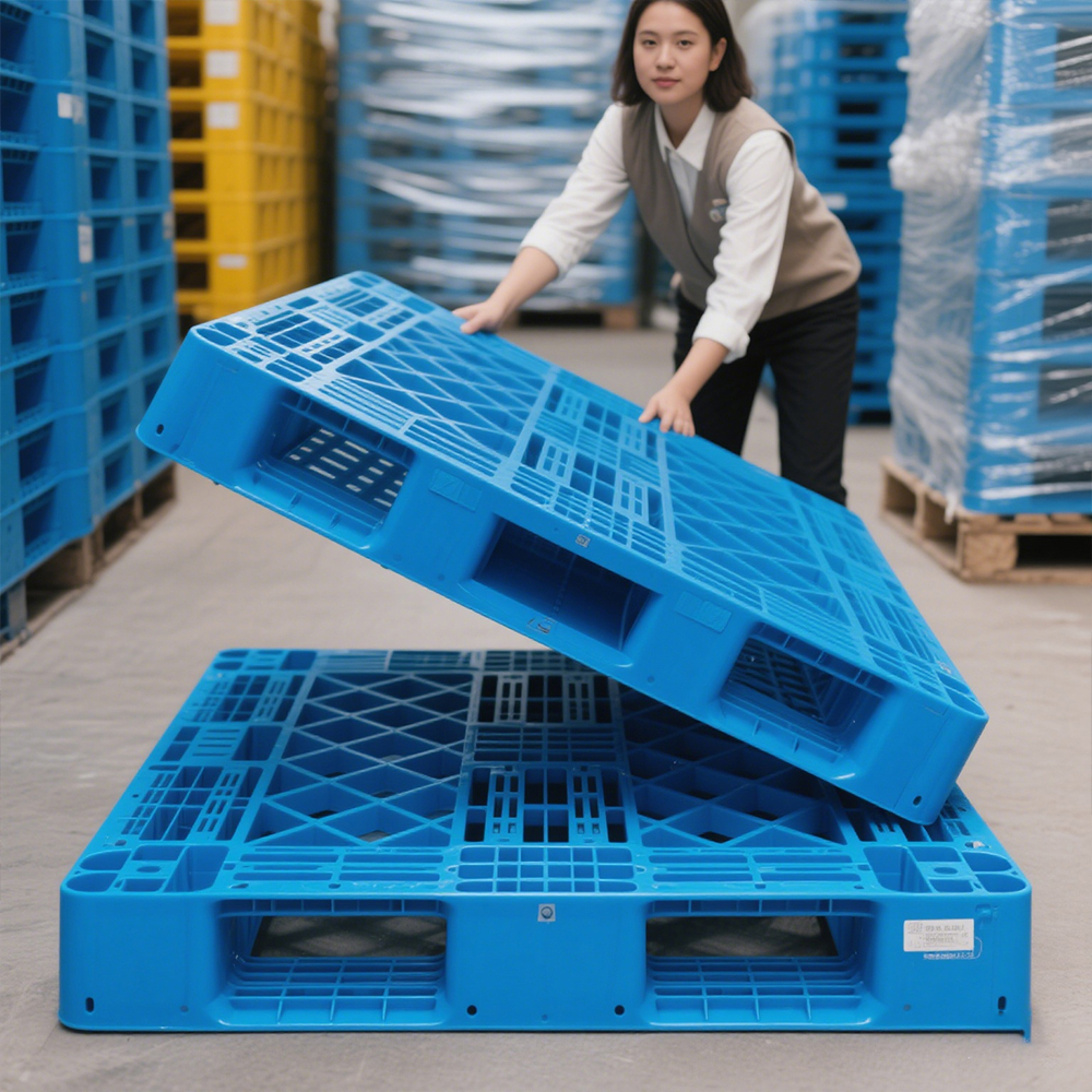 Heavy Duty Plastic Pallet for Warehouse Logistics