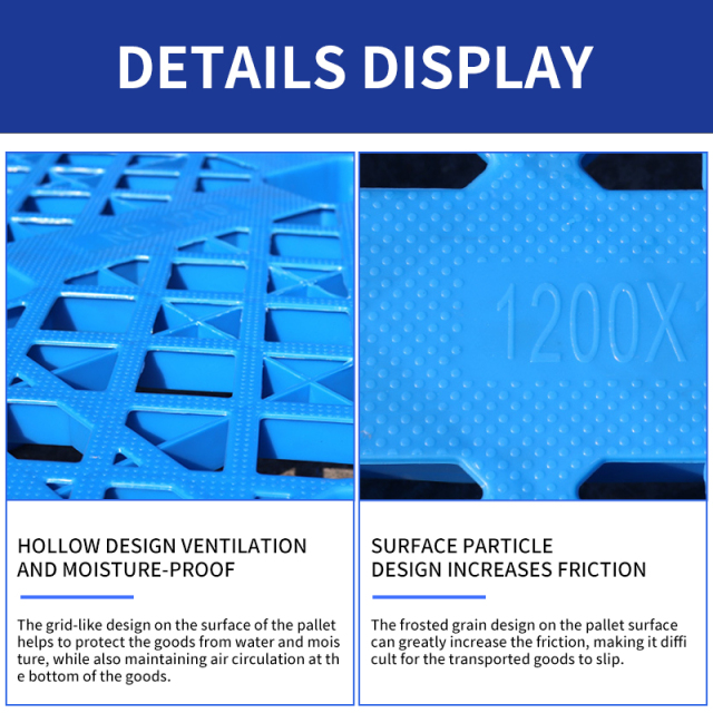 Heavy Duty Plastic Pallet for Warehouse Logistics
