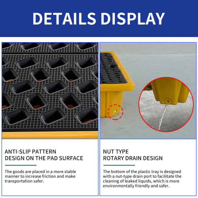 Heavy Duty Plastic Pallet for Warehouse Logistics