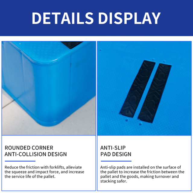 Heavy Duty Plastic Pallet for Warehouse Logistics