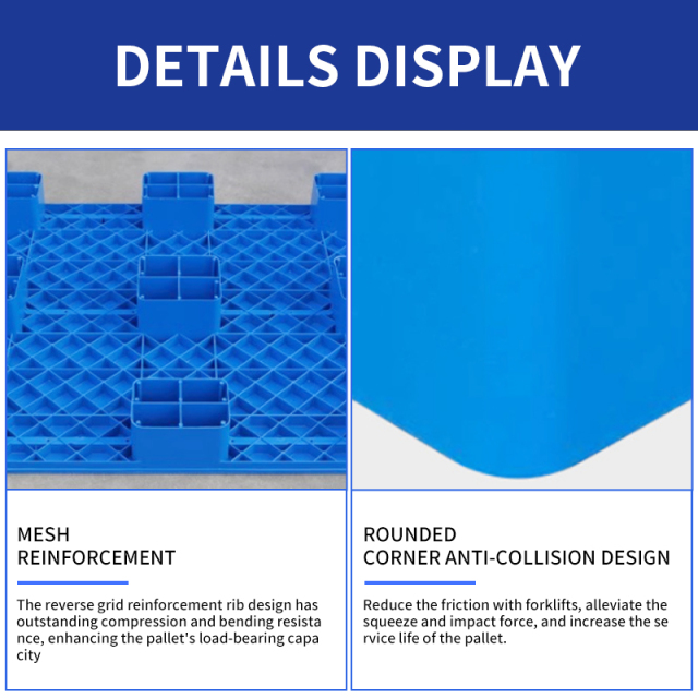 Heavy Duty Plastic Pallet for Warehouse Logistics