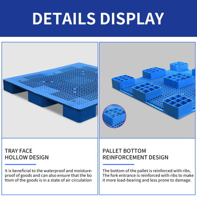 Heavy Duty Plastic Pallet for Warehouse Logistics