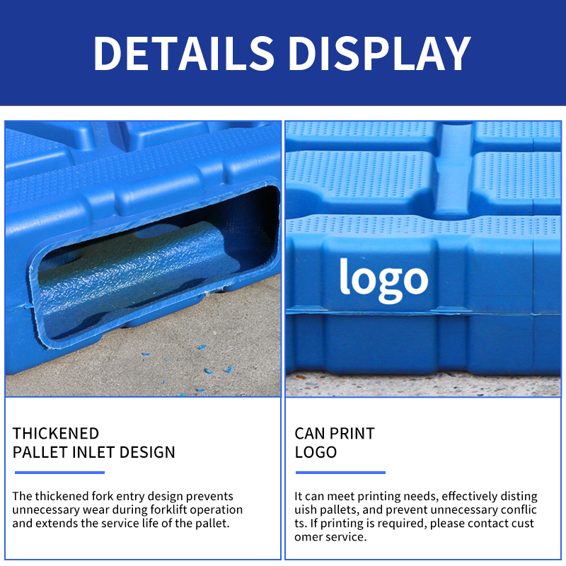 Heavy Duty Plastic Pallet for Warehouse Logistics