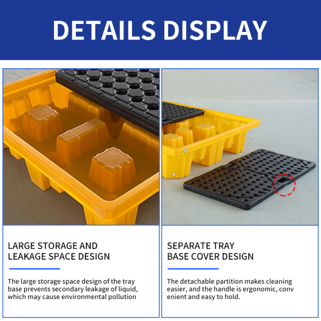 Heavy Duty Plastic Pallet for Warehouse Logistics