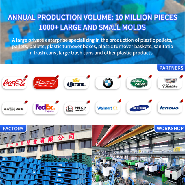 Heavy Duty Plastic Pallet for Warehouse Logistics