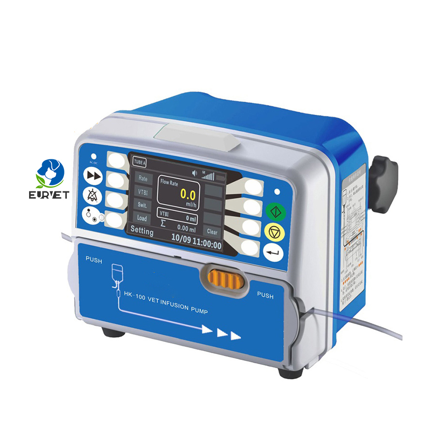EUR VET 獣医用電動輸液ポンプ HK-100 獣医用 容積式自動微量静脈内輸液ポンプ