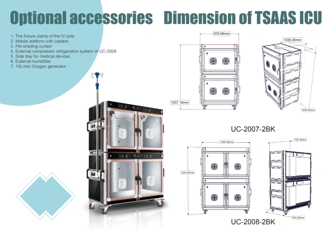 European pet veterinary clinic animal care incubator intensive care unit pet oxygen incubator stainless steel veterinary oxygen cage