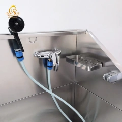 EURPET Oversized Custom Pet Grooming Tubs Hot Selling Stainless Steel Dog Bath Tub Electric Lifting BathSink