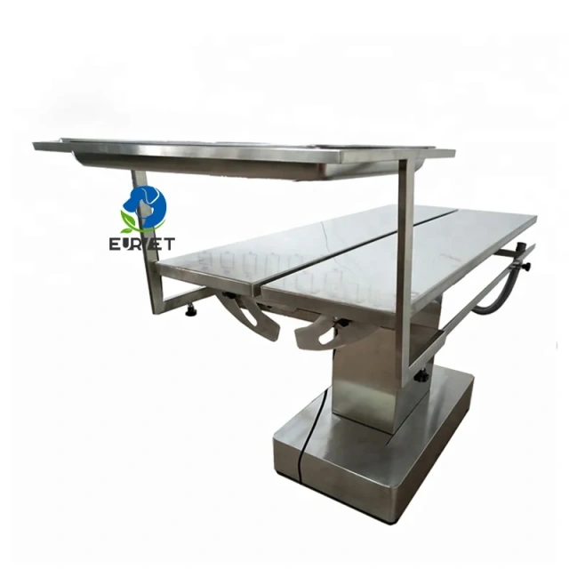 European veterinary high quality veterinary operating table stainless steel electric lift veterinary operating table