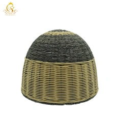 EUR VET Wholesales Rattan Cat Bed,Handwoven Wicker House for Cat