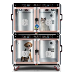 European pet veterinary clinic animal care incubator intensive care unit pet oxygen incubator stainless steel veterinary oxygen cage