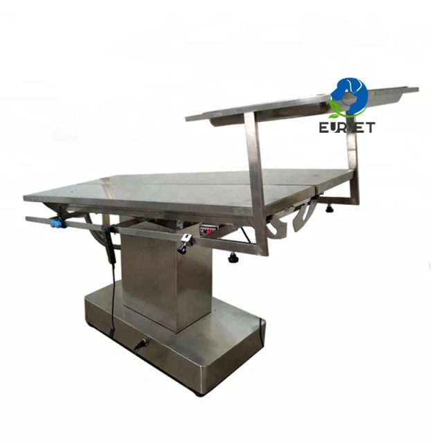 European veterinary high quality veterinary operating table stainless steel electric lift veterinary operating table