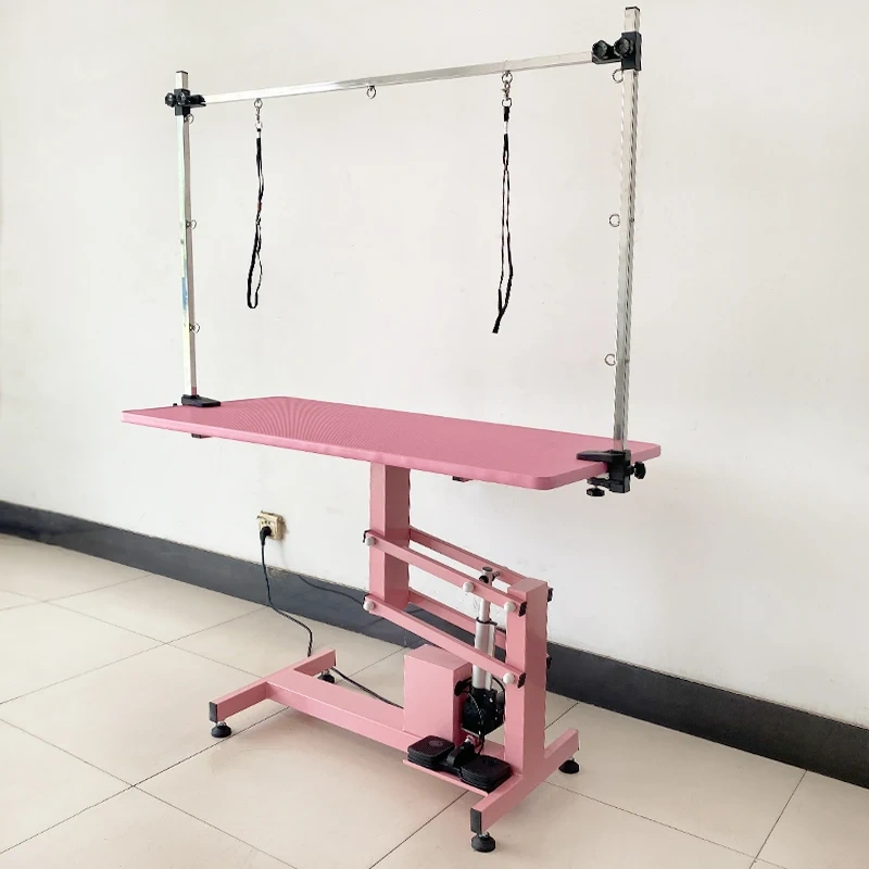 EG-1  PVC Anti-slip Electric Lifting Square Grooming Table for Pet Haircutting, Shaving, Trimming and Styling