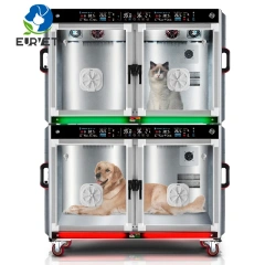 European pet veterinary clinic animal care incubator intensive care unit pet oxygen incubator stainless steel veterinary oxygen cage