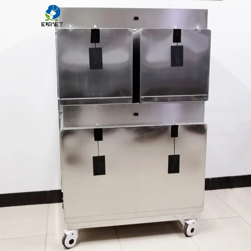 EUR pet professional veterinary equipment temperature controlled pet ICU cage exquisite veterinary oxygen cage