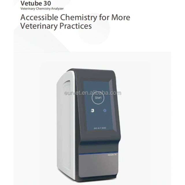 EUR VET Veterinary Equipment Chemistry Analyzer Improves Capability Automatic Clinical Chemistry Analyzer Vetube 30