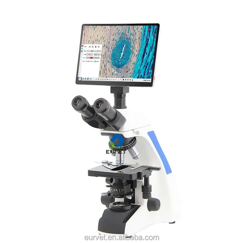 EUR VET Best Quality Biological Microscope Mindray Portarle Veterinary Equipment Multi-function Biological Microscope