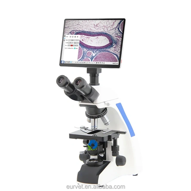 EUR VET Best Quality Biological Microscope Mindray Portarle Veterinary Equipment Multi-function Biological Microscope